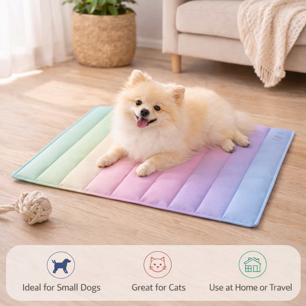 Rainbow Pet Cooling Mat