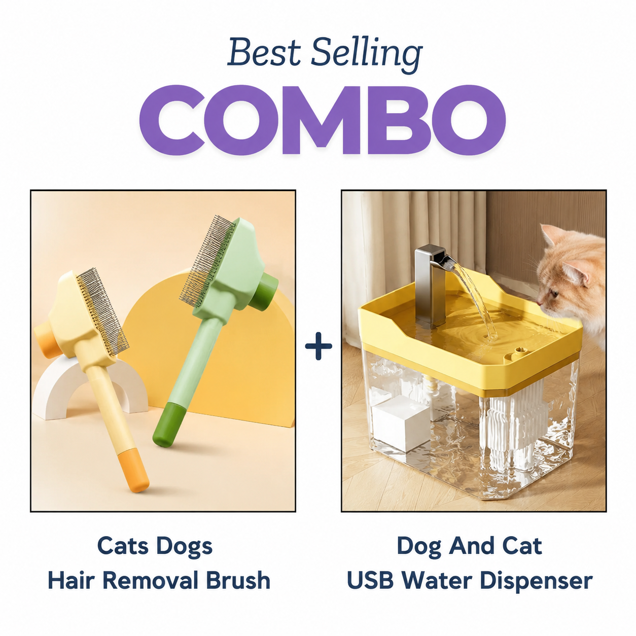 Cats Dogs Hair Removal Brush