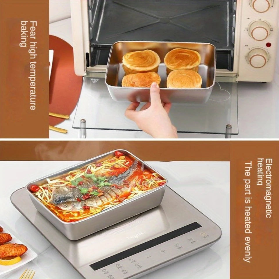 Steel kitchen storage box