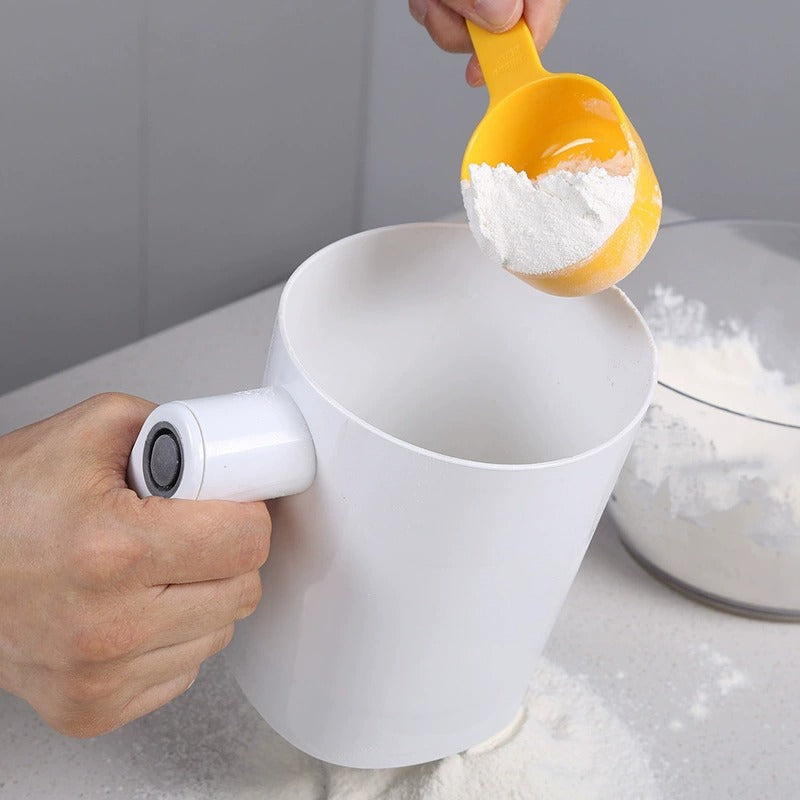 Compact Electric Flour Sifter