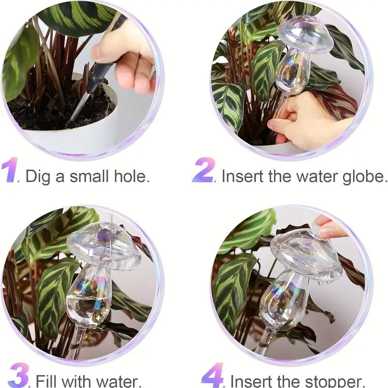 Mushroom Self Watering Devices
