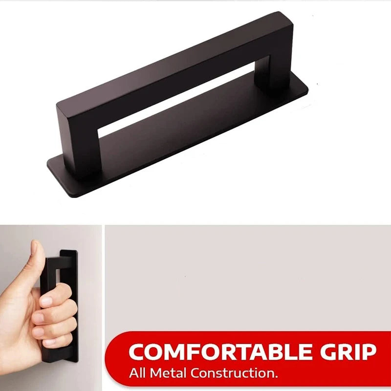 Black Square Cabinet Handles