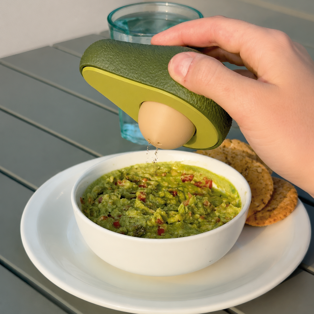 Stylish Avocado Spice Storage Bottle