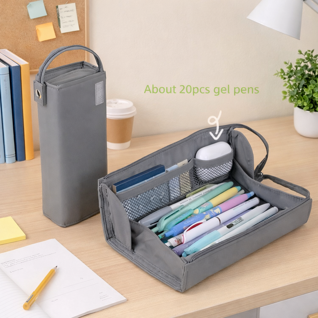 Cute Desk Stationery Organizer Case