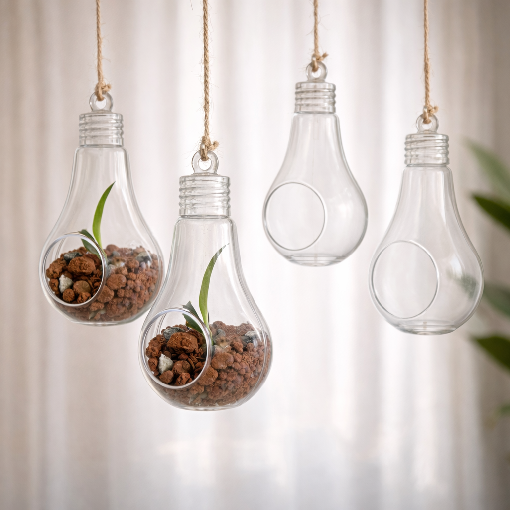 Aesthetic Tiny Bloom Hanging Vase (Empty Vase Only)