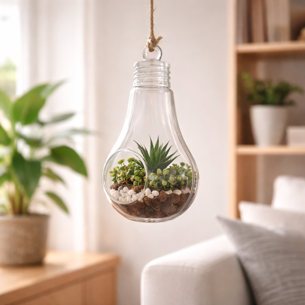 Aesthetic Tiny Bloom Hanging Vase (Empty Vase Only)