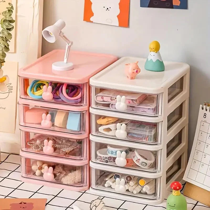 Rabbit Ear Layered Desk Organizer Box