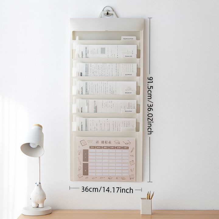 Wall-Mounted Foldable Document organizer