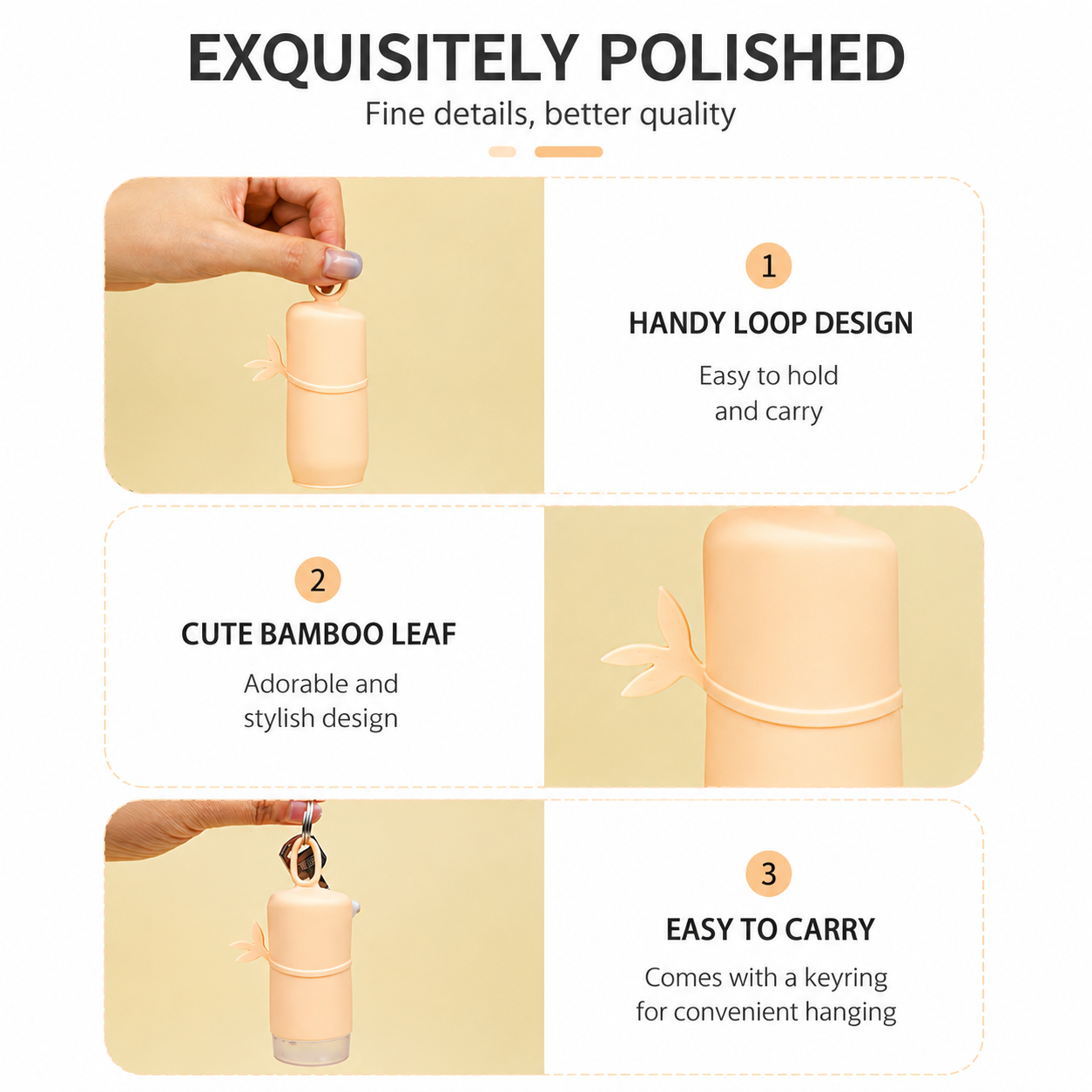 Silicone Travel Bottle Protection Cover