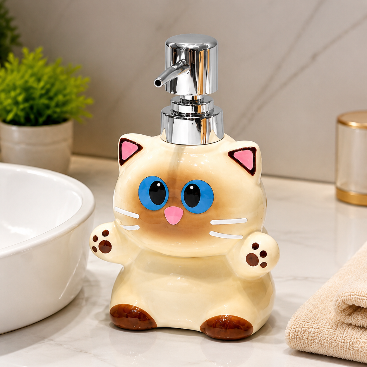 Cute Kitty Soap Dispenser