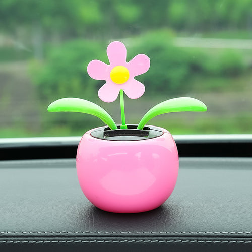 Funny Solar Powered Dancing Flower Dashboard