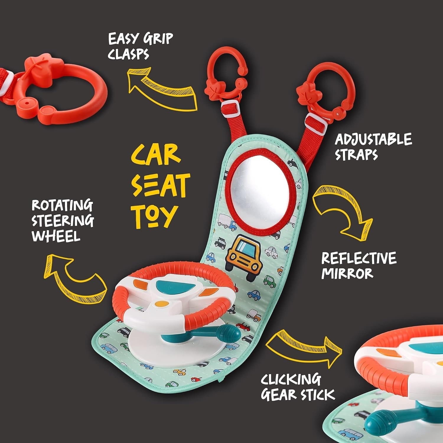 Toddler Steering Wheel Car Toy
