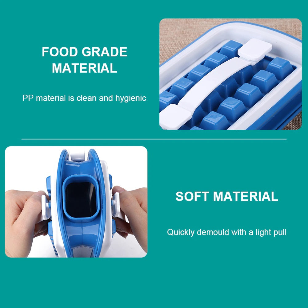 Premium Silicone Ice Cube Tray 36 Grids