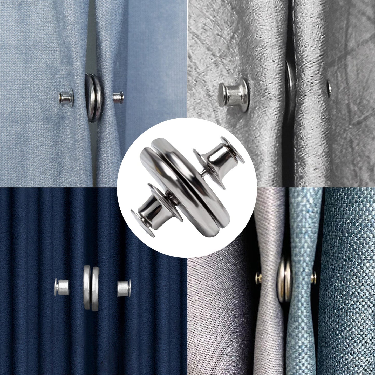 Magnetic Curtain Button Clip