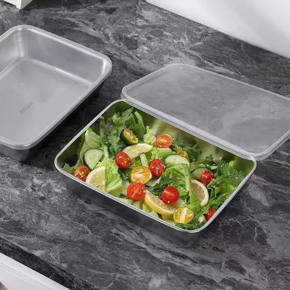 Steel kitchen storage box