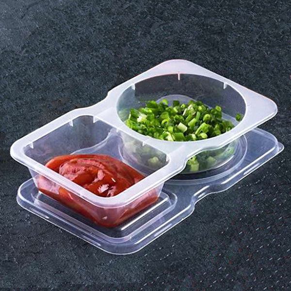 Double Compartment Container