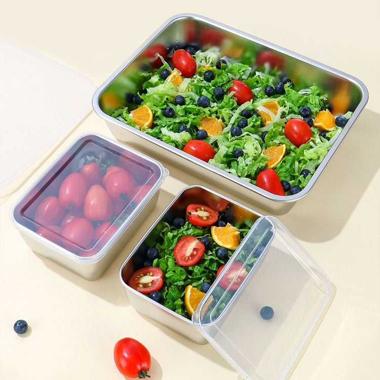 Steel kitchen storage box