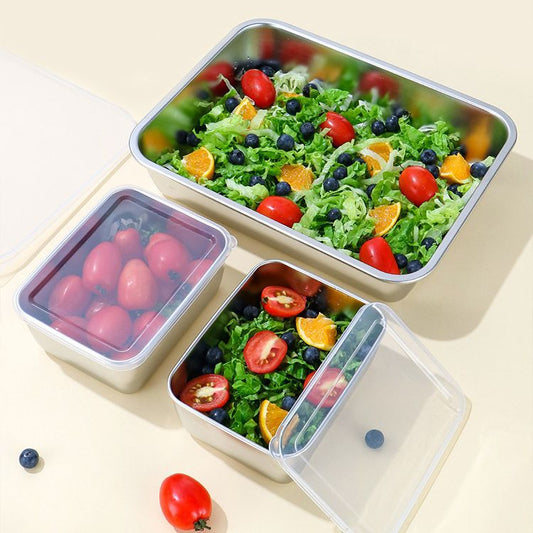 Steel kitchen storage box