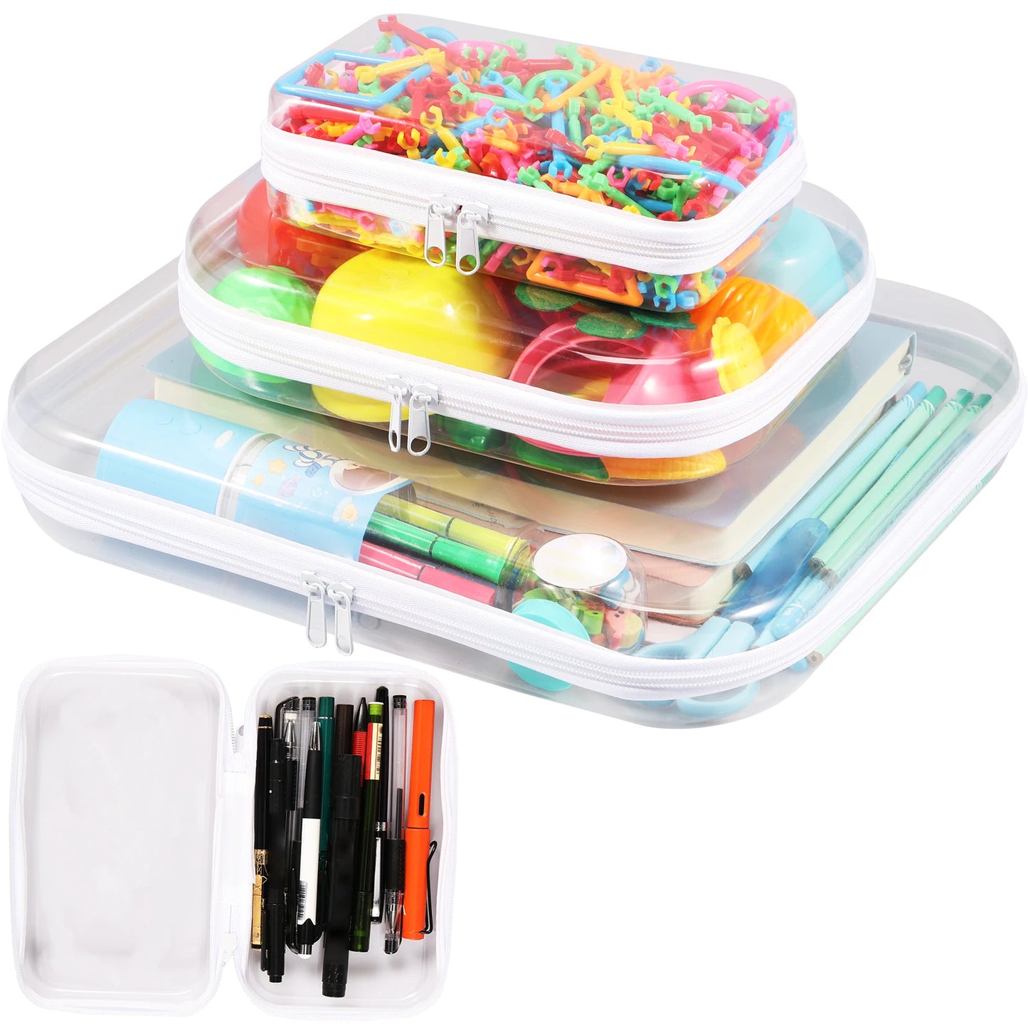 Zippered Hard Pouch