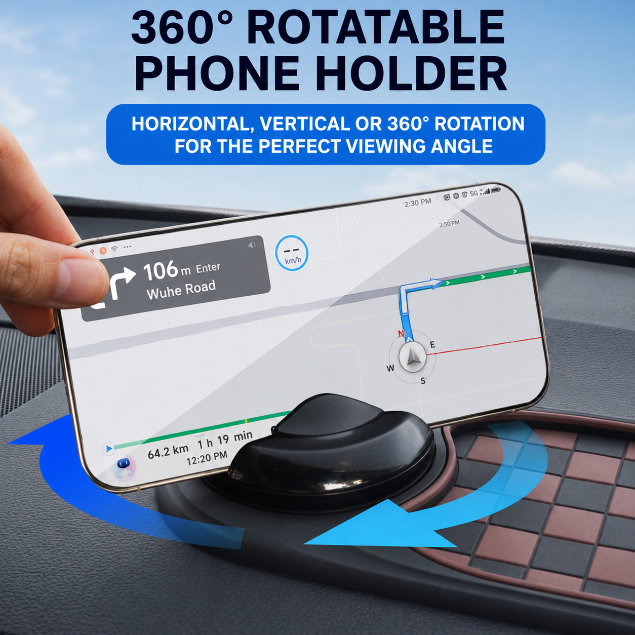 Anti-Slip Car Dashboard Stand
