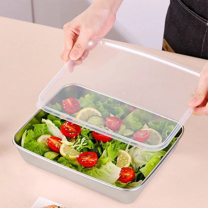 Steel kitchen storage box