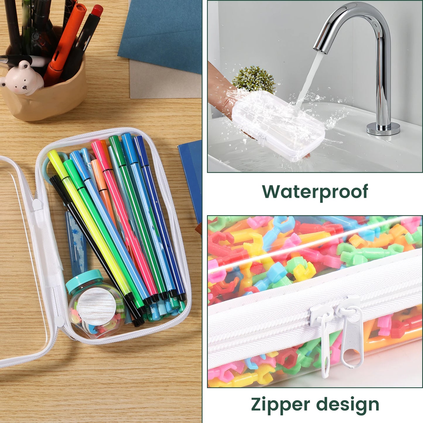 Zippered Hard Pouch