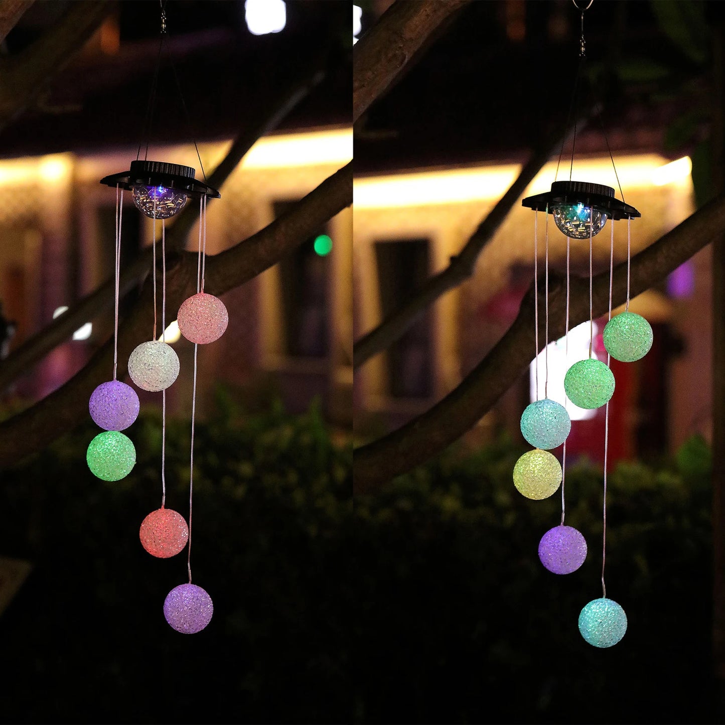 colorful ball Solar LED decorative