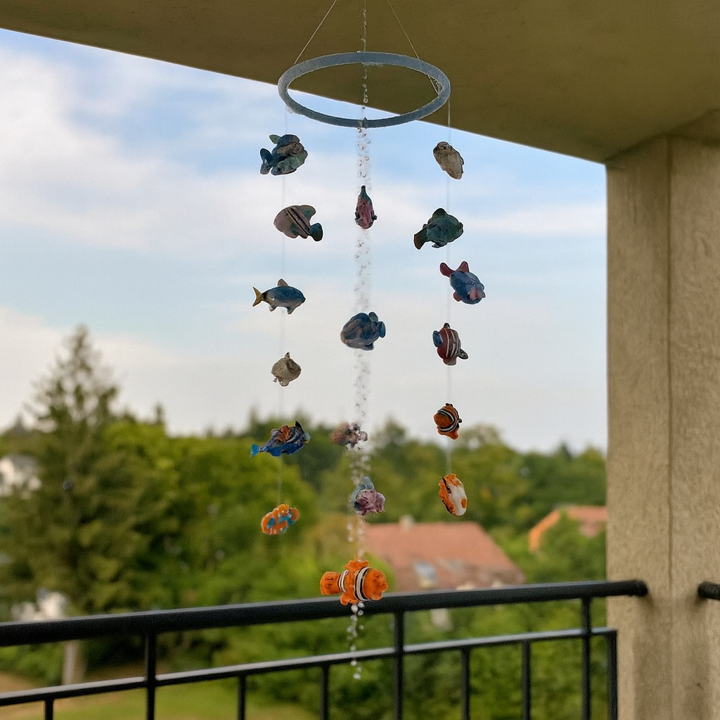 Cheerful Fish Baby Room Wind Chime
