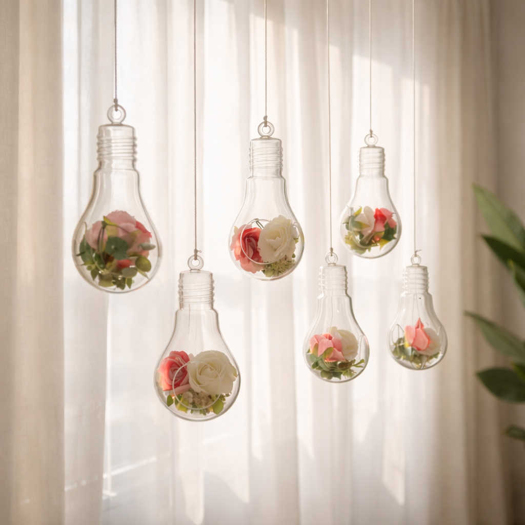 Aesthetic Tiny Bloom Hanging Vase (Empty Vase Only)