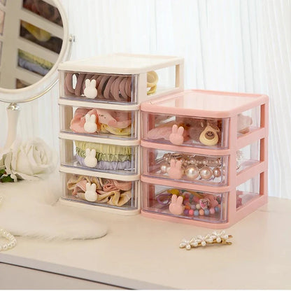 Rabbit Ear Layered Desk Organizer Box