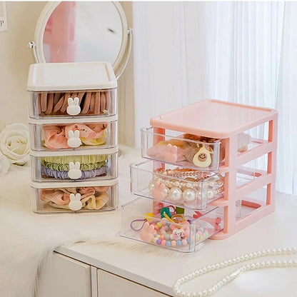 Rabbit Ear Layered Desk Organizer Box