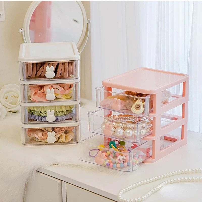 Rabbit Ear Layered Desk Organizer Box