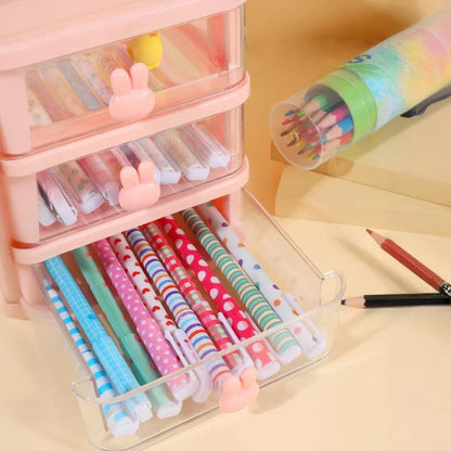 Rabbit Ear Layered Desk Organizer Box