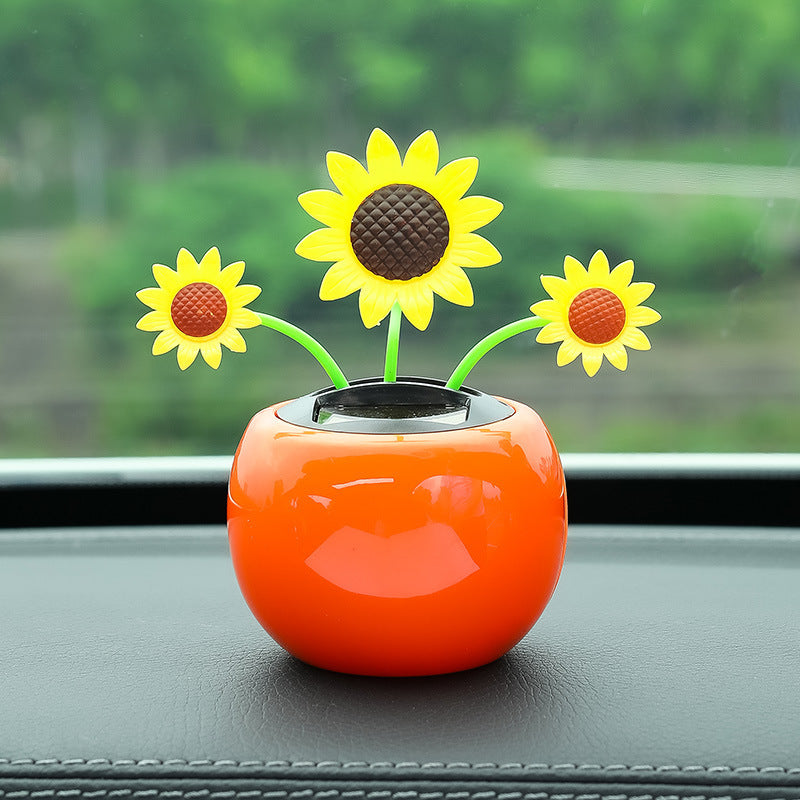 Funny Solar Powered Dancing Flower Dashboard