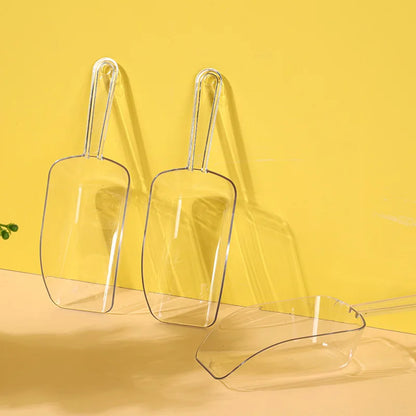 Mini Clear Plastic Measuring Shovel Scoop