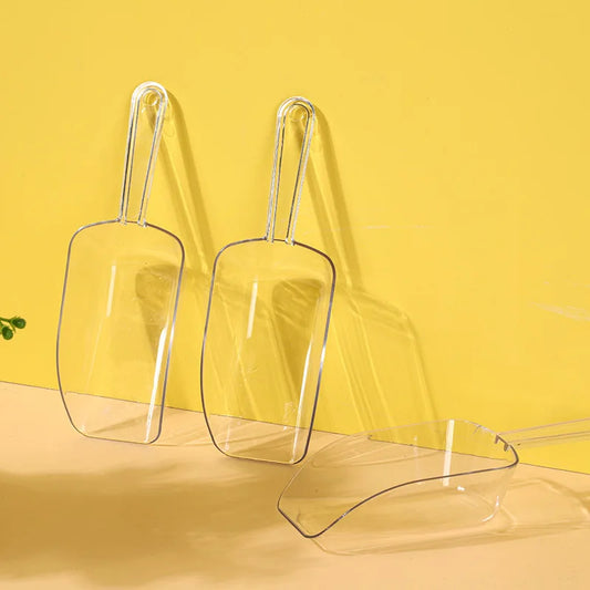 Mini Clear Plastic Measuring Shovel Scoop
