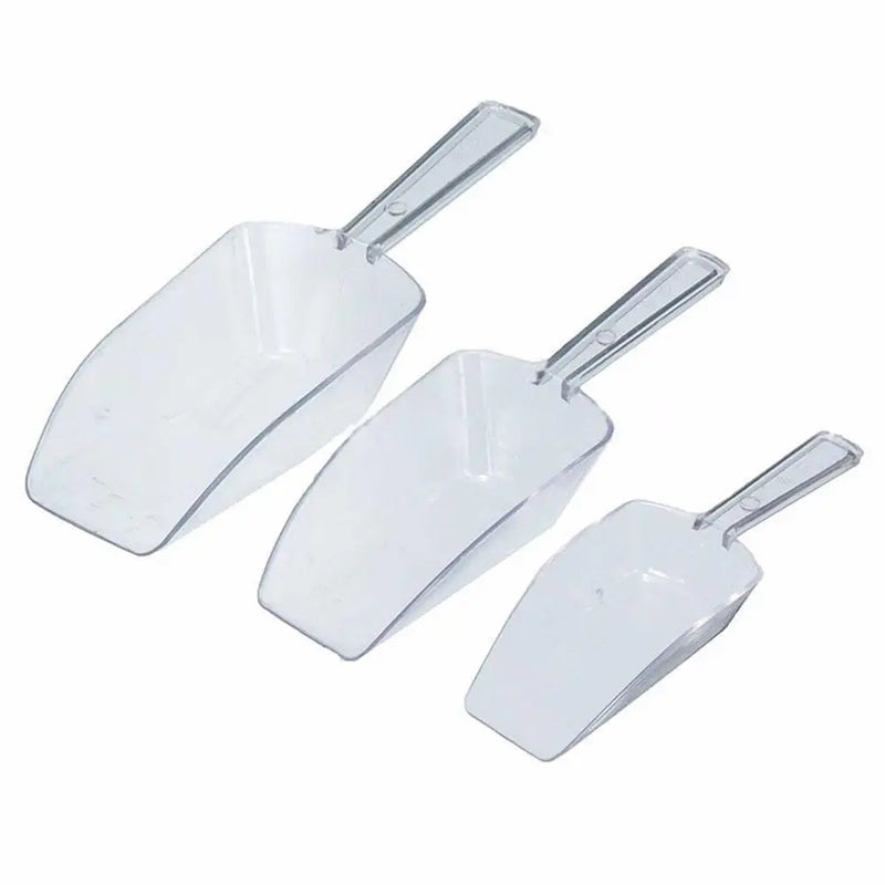 Mini Clear Plastic Measuring Shovel Scoop