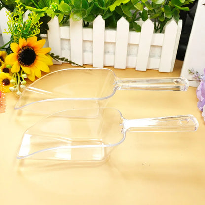 Mini Clear Plastic Measuring Shovel Scoop