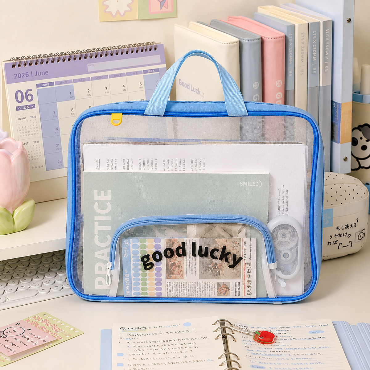 Transparent Student Carry Organizer