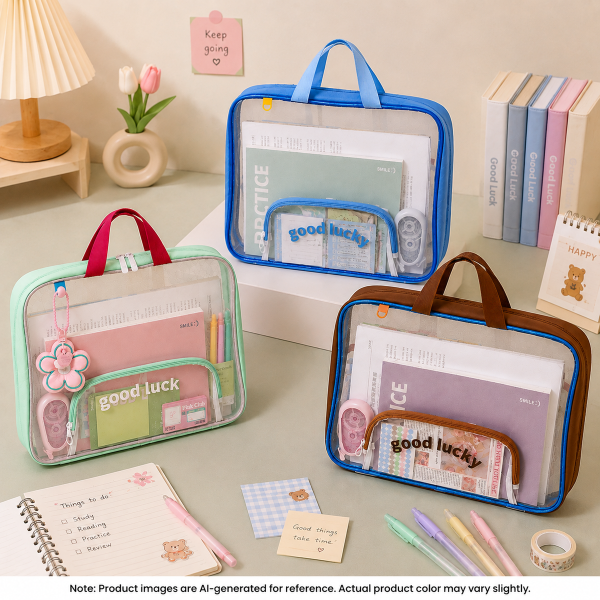 Transparent Student Carry Organizer
