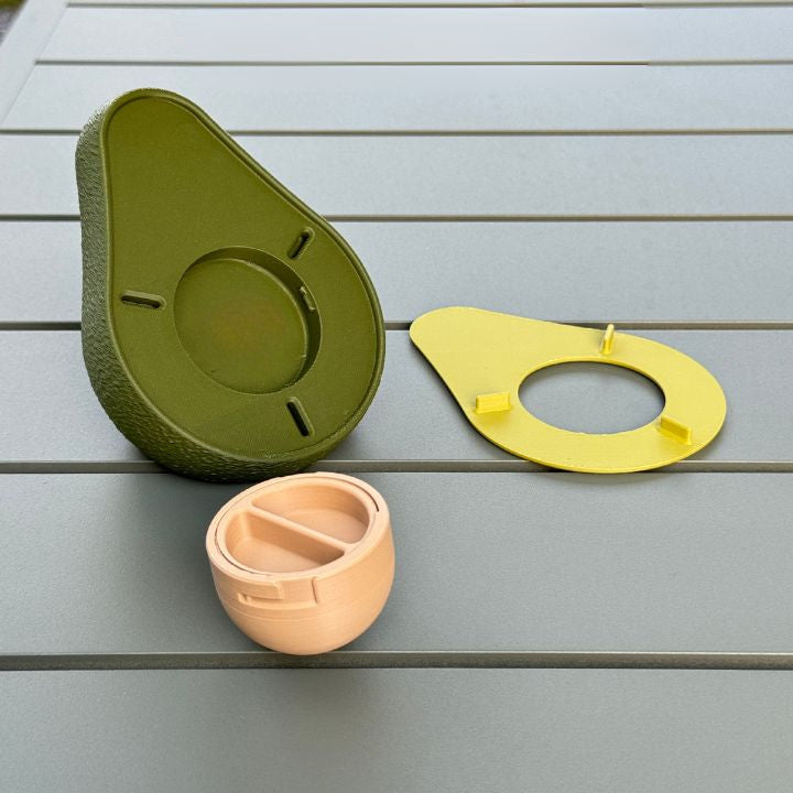 Stylish Avocado Spice Storage Bottle