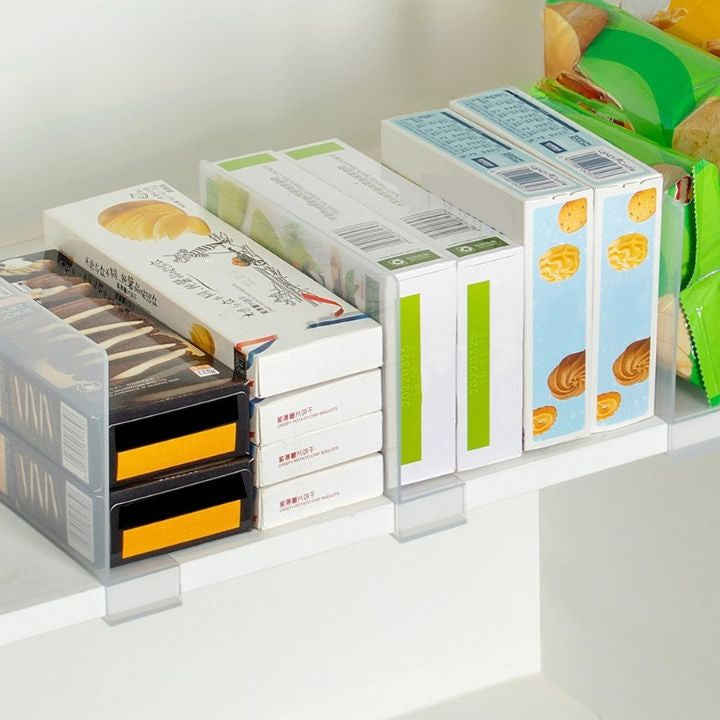 Multi-Use Clear Shelf Separator