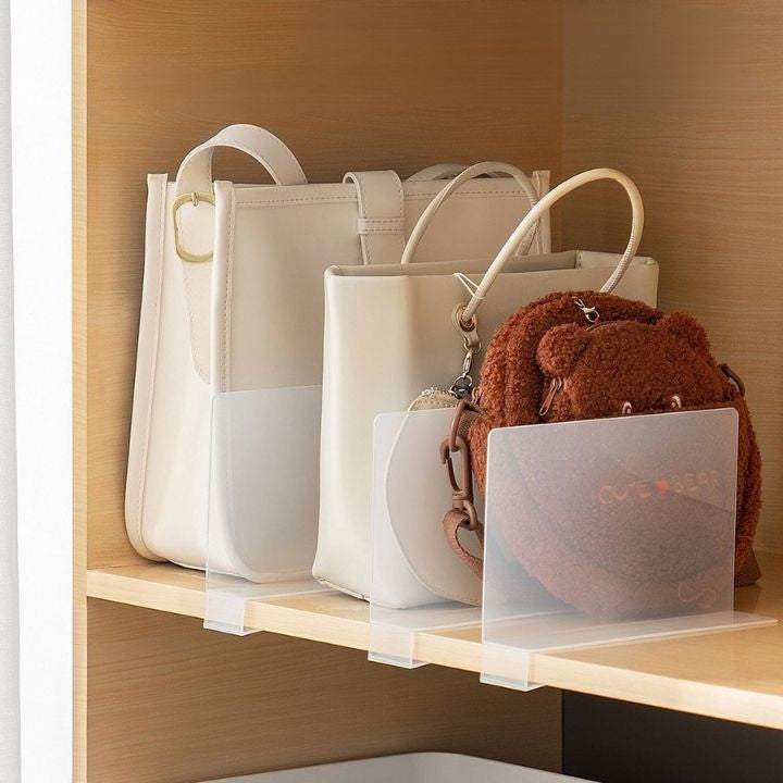 Multi-Use Clear Shelf Separator