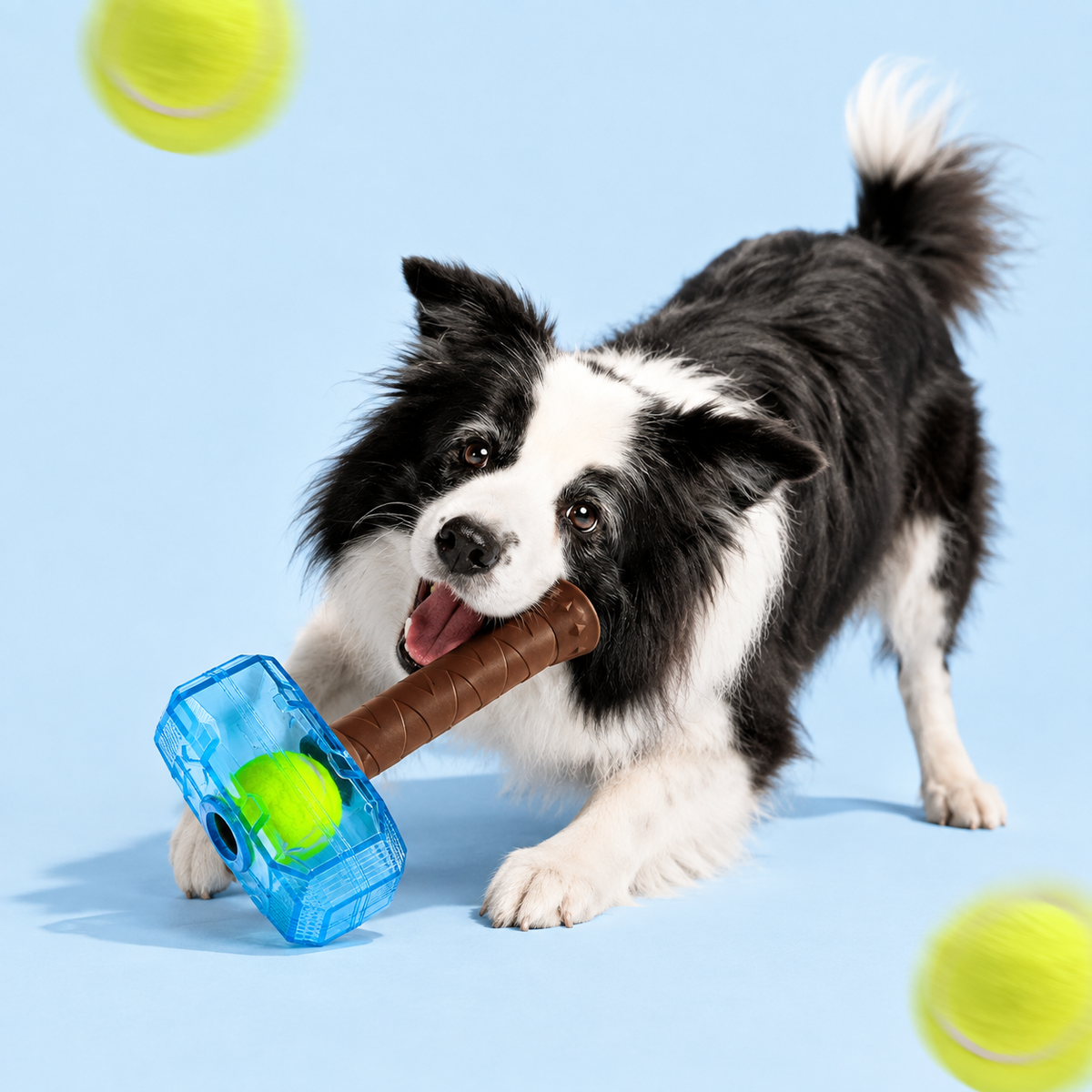 Squeaky Dog Hammer Play Toy