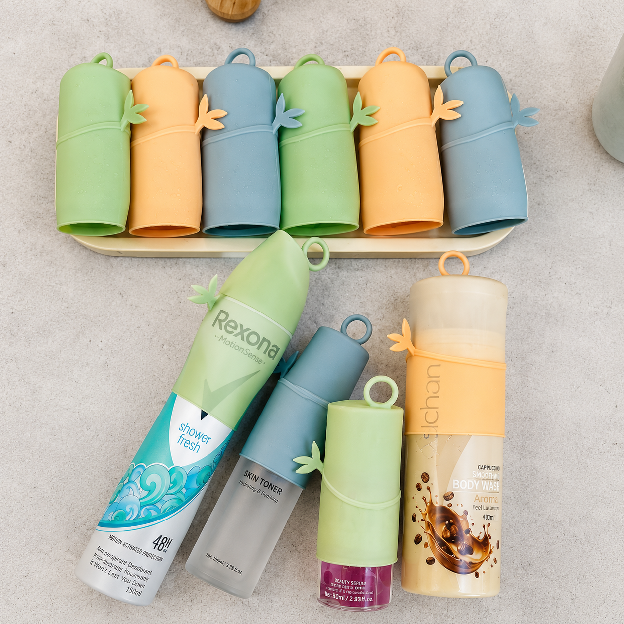Silicone Travel Bottle Protection Cover