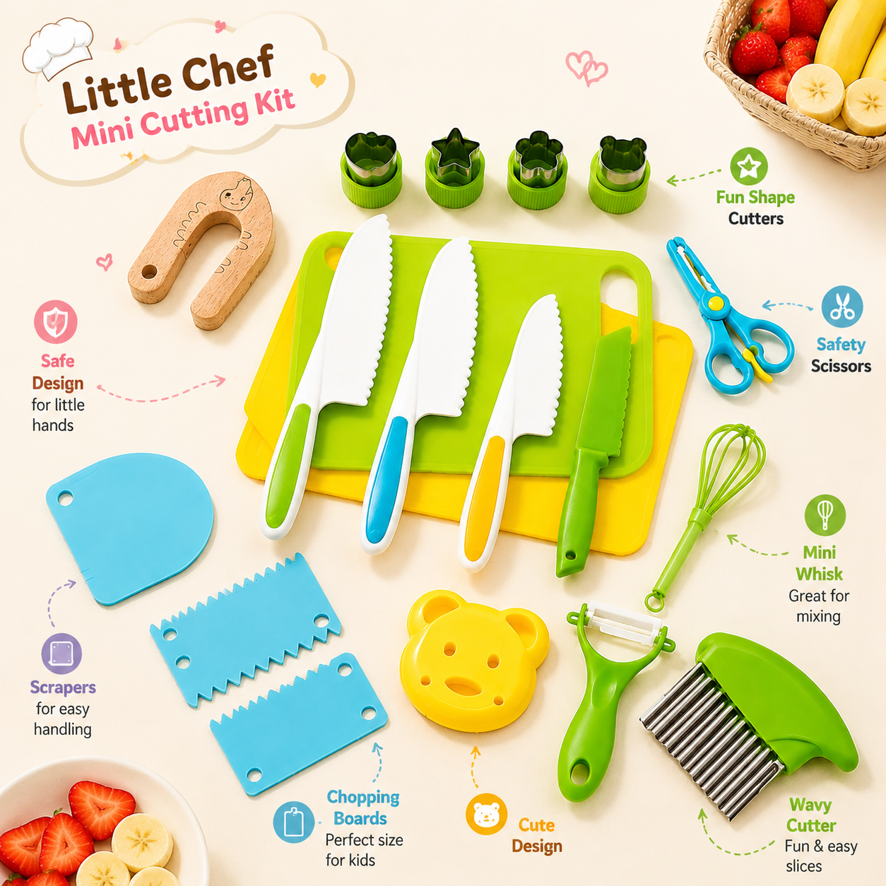 Little Chef Mini Cutting Kit