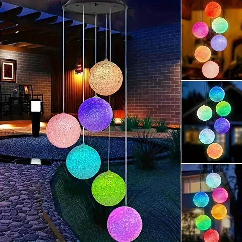 colorful ball Solar LED decorative