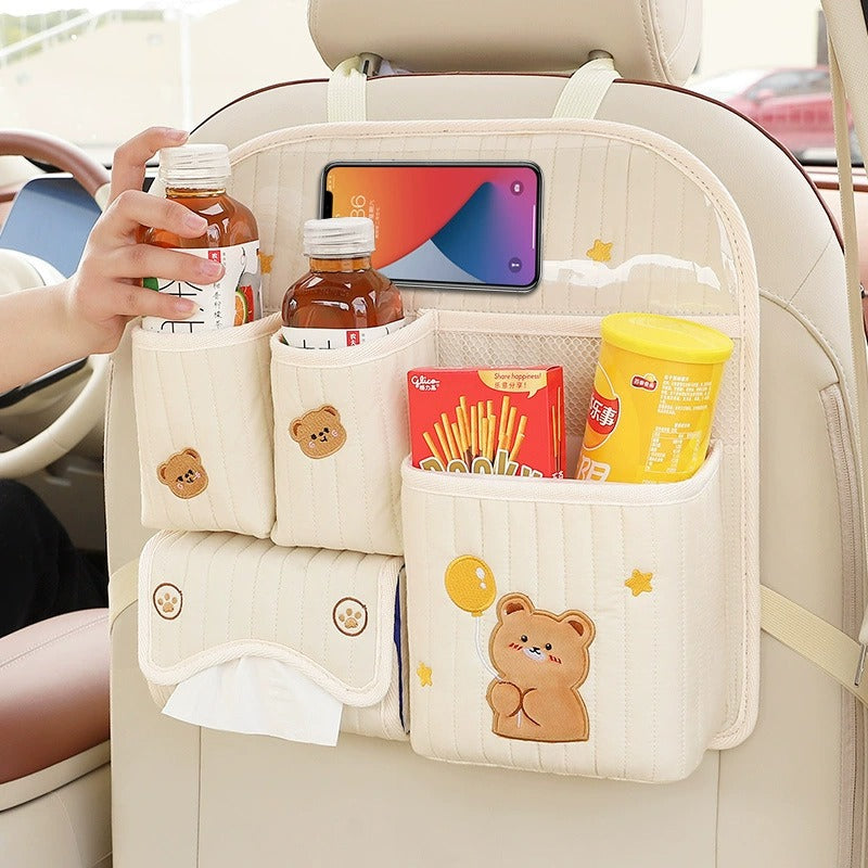 Car Back Seat Utility Organizer