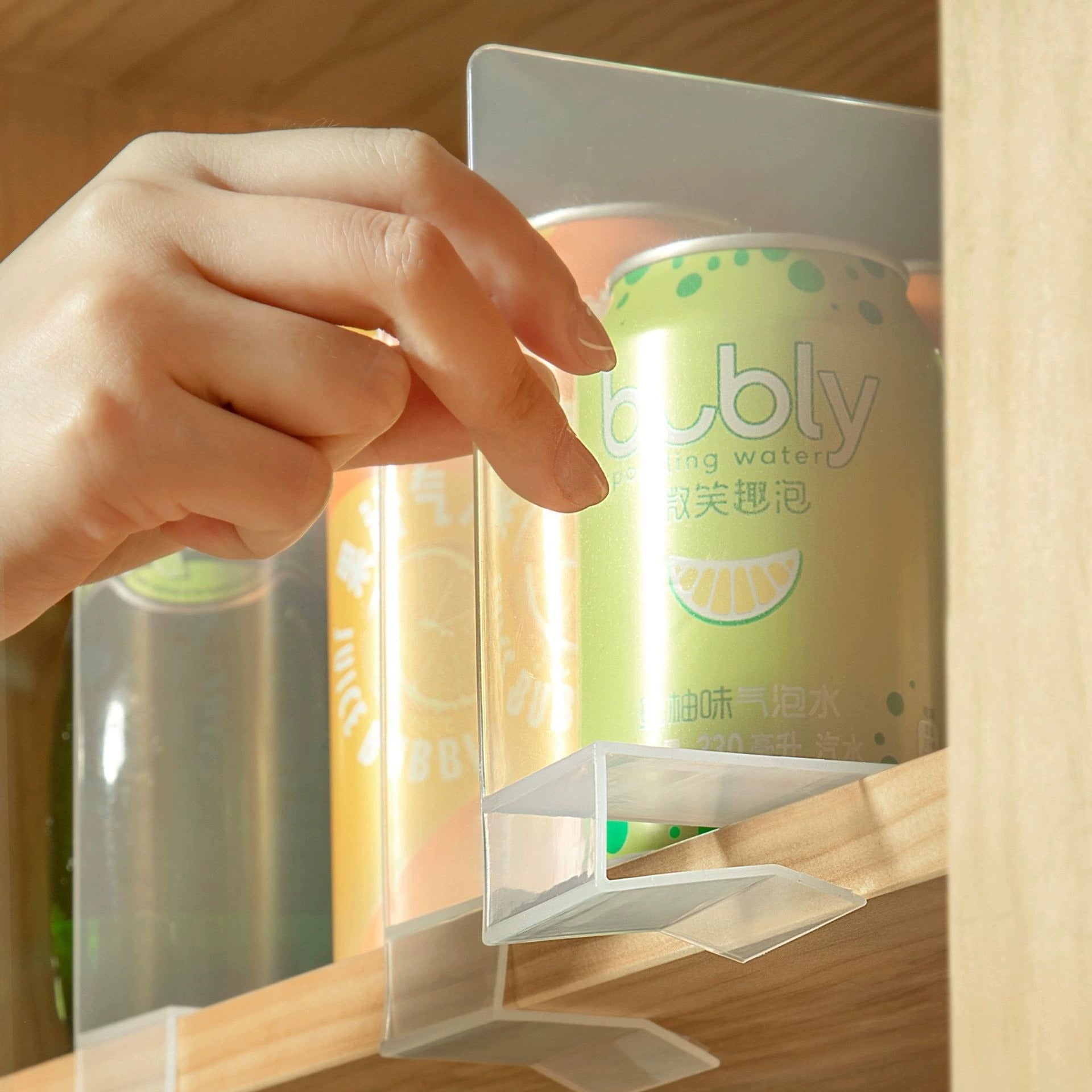 Multi-Use Clear Shelf Separator