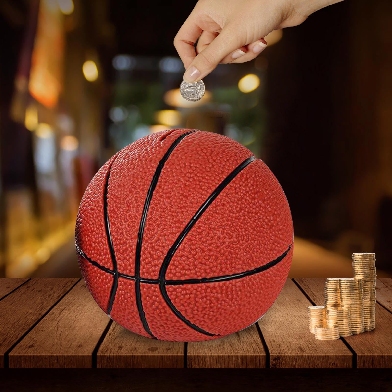 Kids Sports ball piggy bank